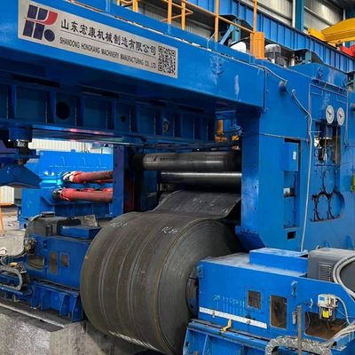 鋼のコイル作業と長さに切断ラインのための解巻機 サービス後 24 時間オンラインサービス