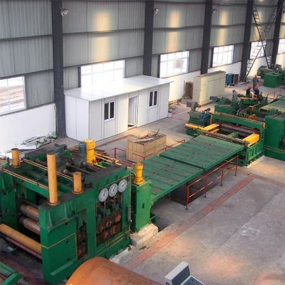 品質  Automatic Steel Coil Slitting Line Uncoiling Leveling Shearing Machine 工場