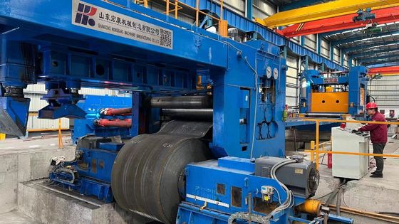 スチールコイル解巻 ストレートリング スlitting and Recoiling Line for Space-Saving Design スペースを節約する設計