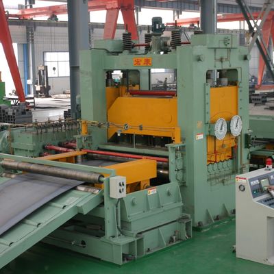 自動鉄鋼コイル切断ライン 380電圧の脱コイル平準化シーリングマシン
