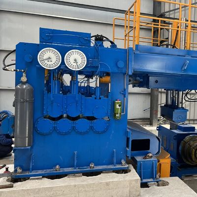 ローリングコアコンポーネントを備えた金属コイル解巻平準化移動シア組立ライン