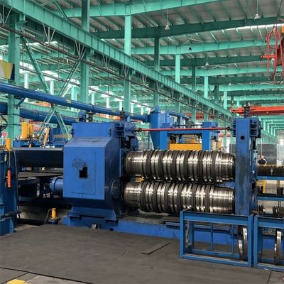 厚いコイルを長さに切断し,スムーズで正確な長さ切断のためのマンドル解巻機