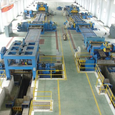 0-25 m/minでシート金属の解巻,平準化および切削のための長さのラインへの切断速度