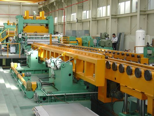 380Vのポンプコアコンポーネントを備えた鉄鋼コイル解巻,平準化,切削,スタッキングライン