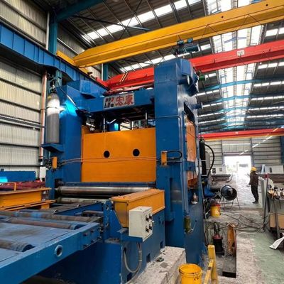 自動車製造 金属シート 解巻と平準化 シェーリング 生産ライン
